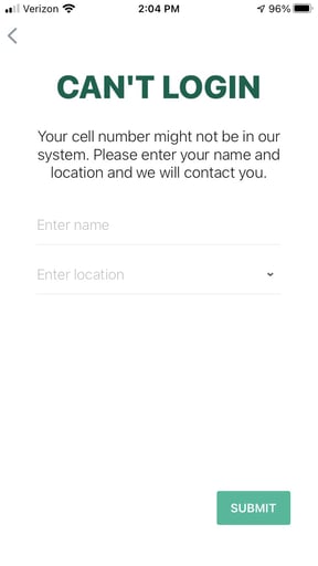 #1 Screen - Updated Log-In Flow