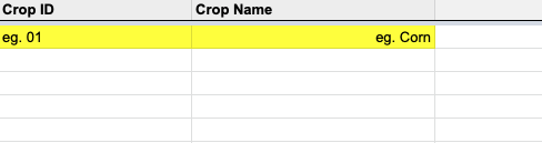 Crop Types - Main